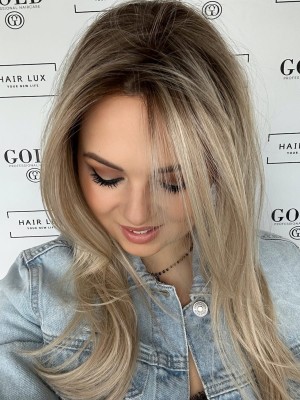 Tress leches blonde Belle Tress 55cm mono topper syntetyczny   