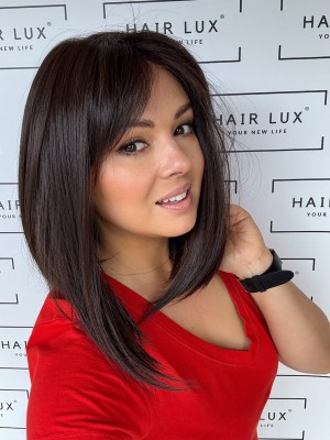 Sue #4 35 cm peruka syntetyczna HairLux  czekoladowy brąz