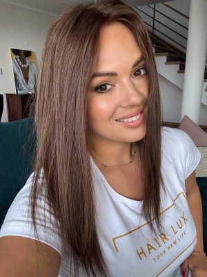 Karina 45 cm Topper zagęszczenie mono brąz #6 