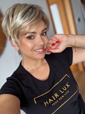 Monza 23/26+12 krótka peruka syntetyczna Gisela Mayer  