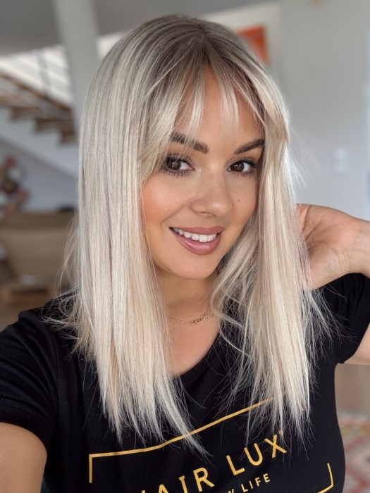 Prezentacja Toppera Angela  – baza elastyczna 20x20 cm, długość 40cm, gęstość 130%.