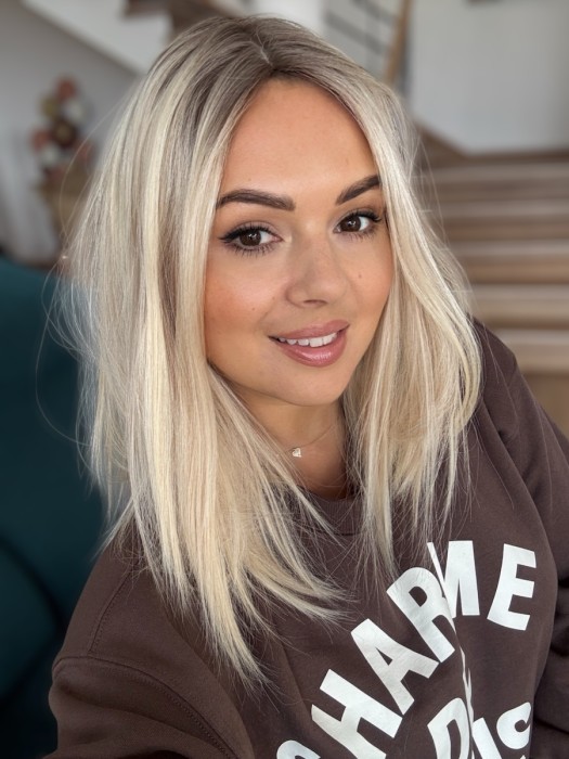 Prezentacja Toppera Angela  – baza elastyczna 20x20 cm, długość 40cm, gęstość 130%.