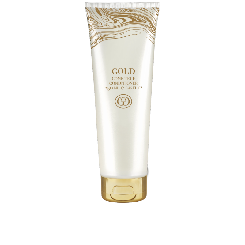 Prezentacja butelki odżywki marki GOLD do włosów naturalnych