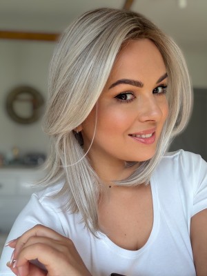 Roca blonde Belle Tress 35cm mono topper syntetyczny