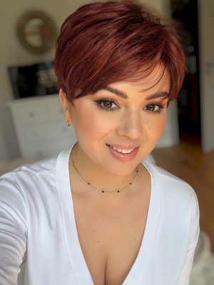 Lizzy hot/red/copper  krótka peruka syntetyczna Gisela Mayer  