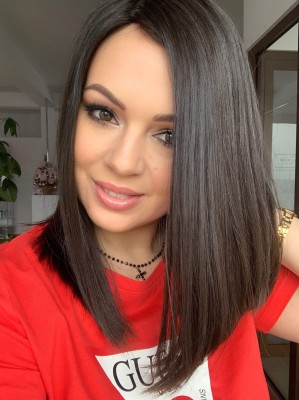 Jovita premium 40cm 20x20 Topper spinki clip in włosy naturalne virgin premium 